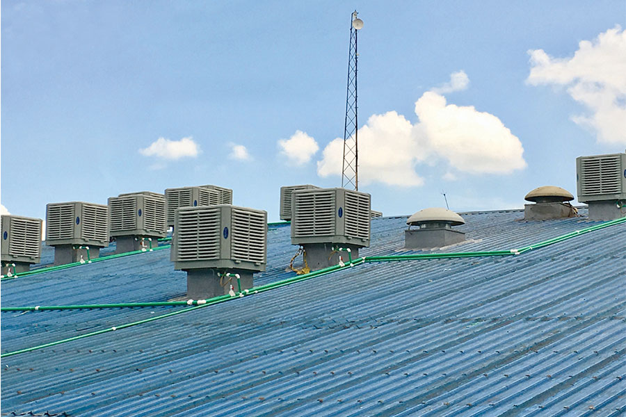 EVAPORATIVE AIR COOLING SYSTEMS